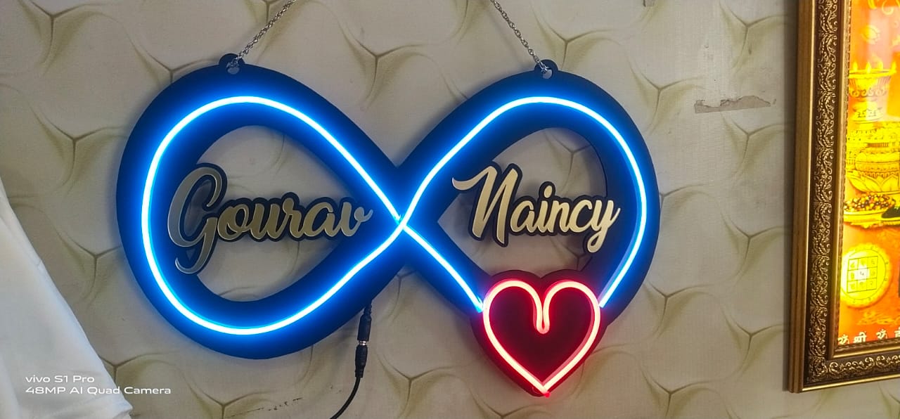 Couple Infinity Neon Light